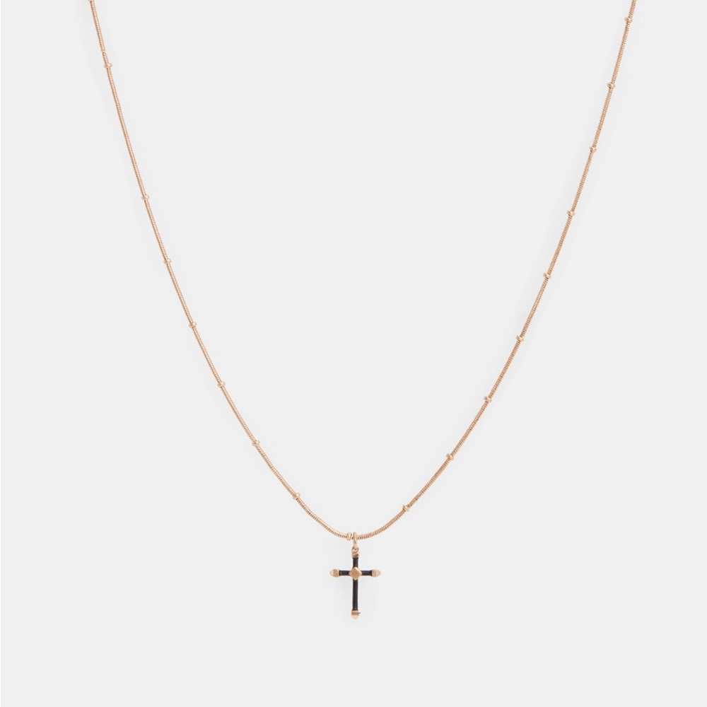 All Saints Cross Necklace